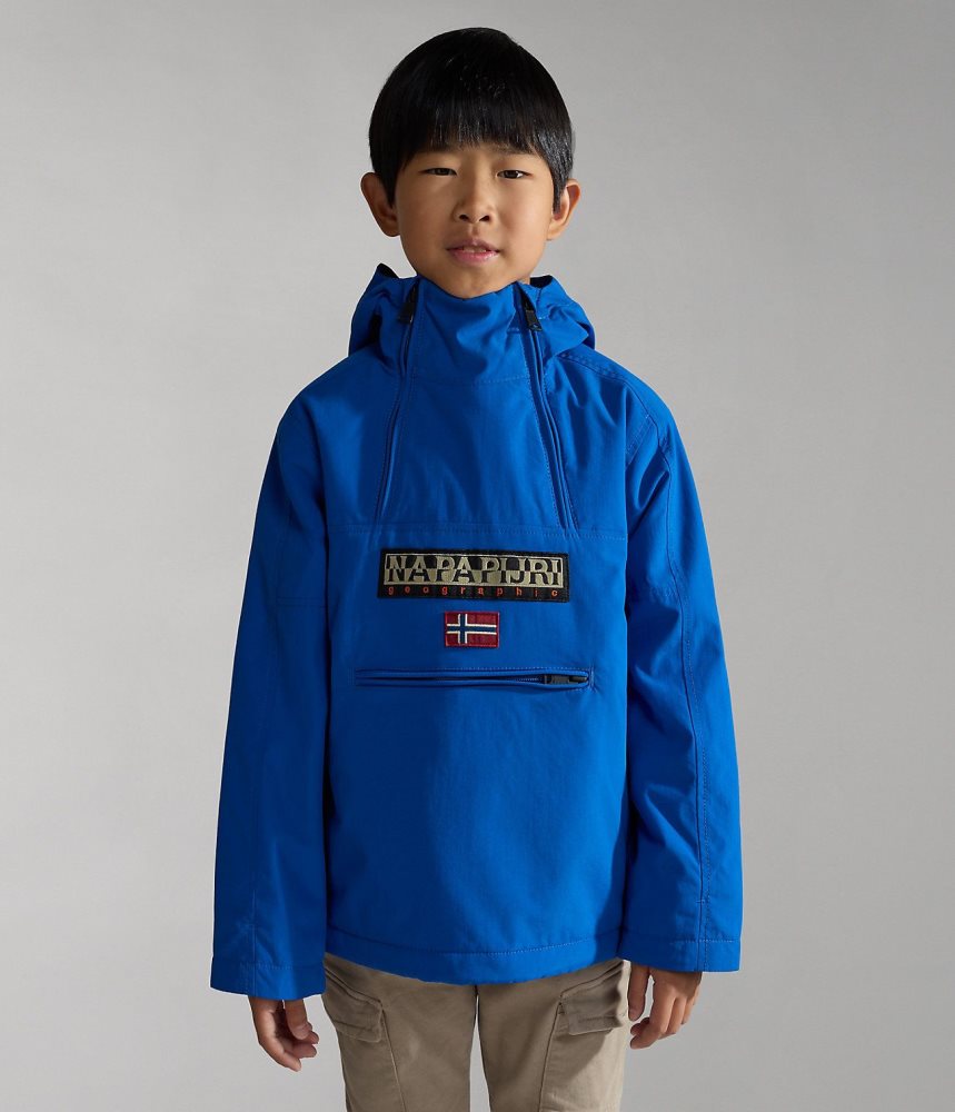 Napapijri Northfarer Winter Anorak Jacket (4-16 YEARS) Regenjassen Kinderen Lichtblauw | TIBQPZK-25