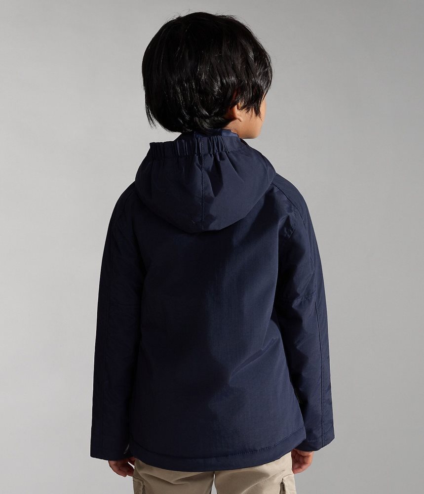 Napapijri Northfarer Winter Anorak Jacket (4-16 YEARS) Regenjassen Kinderen Donkerblauw | NEFWMLC-37