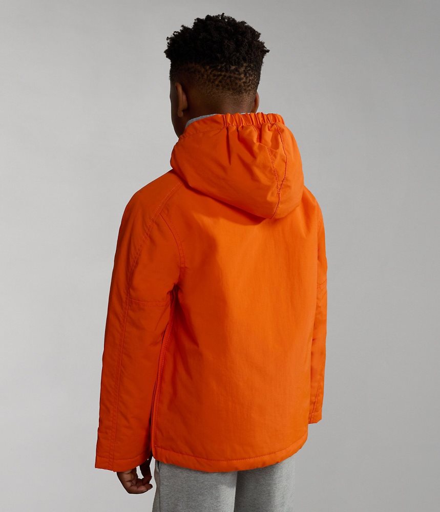 Napapijri Northfarer Winter Anorak Jacket (4-16 YEARS) Regenjassen Kinderen Oranje Rood | EWHXPQK-02