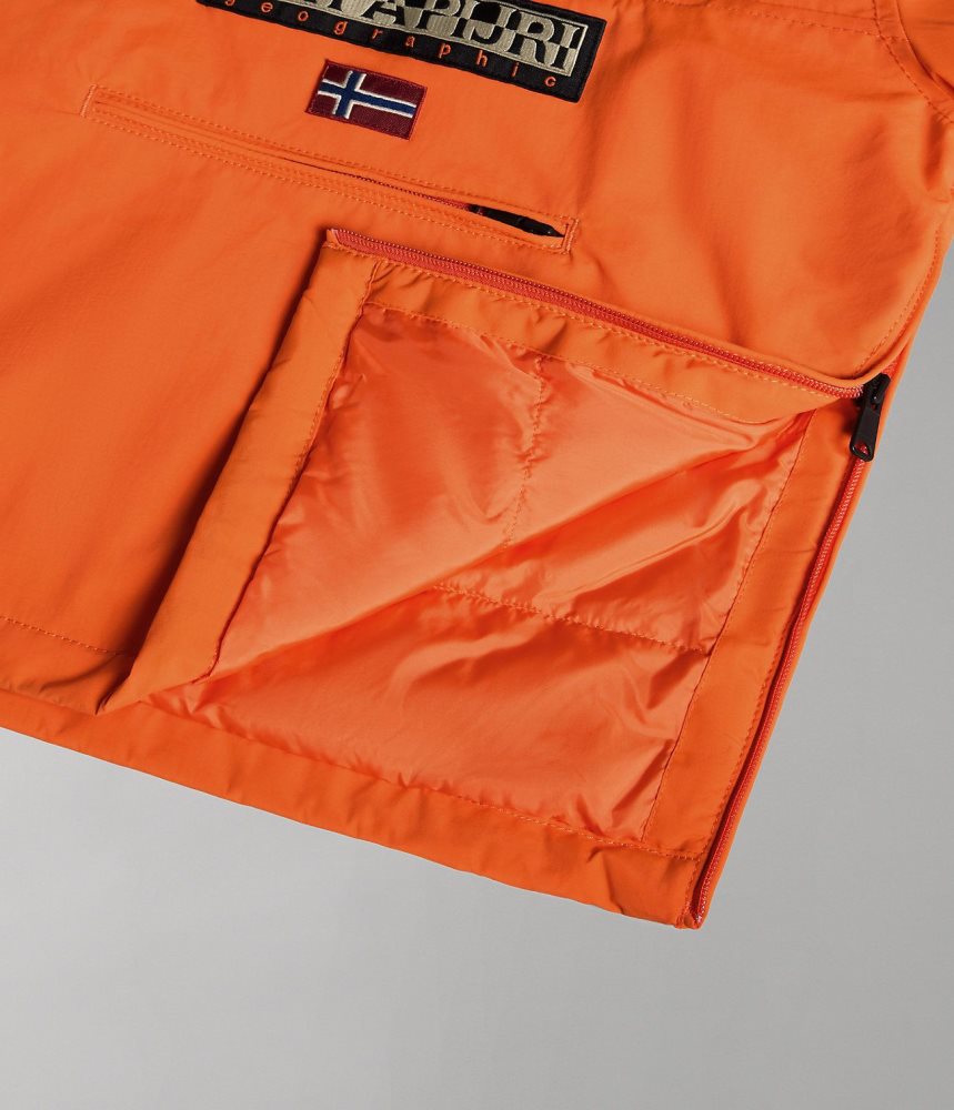 Napapijri Northfarer Winter Anorak Jacket (4-16 YEARS) Regenjassen Kinderen Oranje Rood | EWHXPQK-02