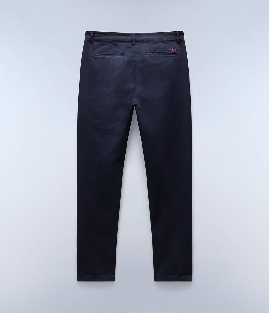 Napapijri Puyo All-Seasons Chino Trousers Chino Broek Heren Donkerblauw | CPRJEMX-72