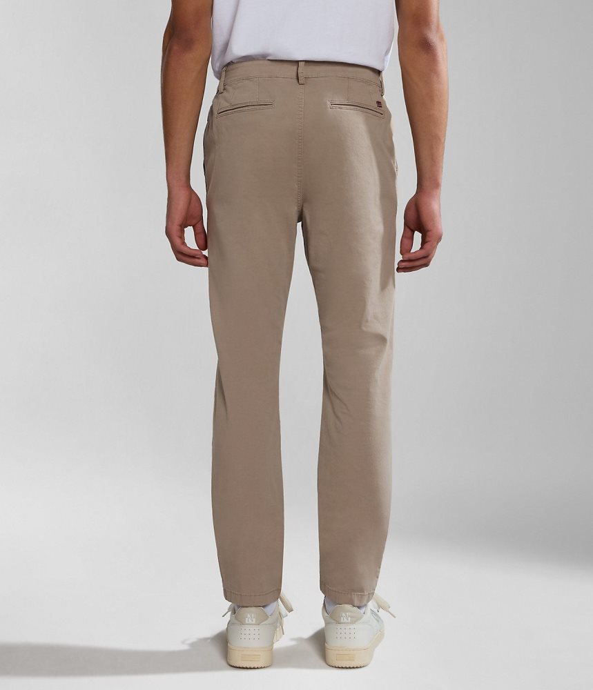 Napapijri Puyo All-Seasons Chino Trousers Chino Broek Heren Beige | HJWVYLR-24