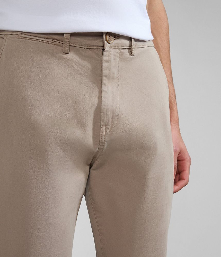 Napapijri Puyo All-Seasons Chino Trousers Chino Broek Heren Beige | HJWVYLR-24