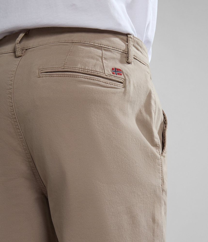 Napapijri Puyo All-Seasons Chino Trousers Chino Broek Heren Beige | HJWVYLR-24