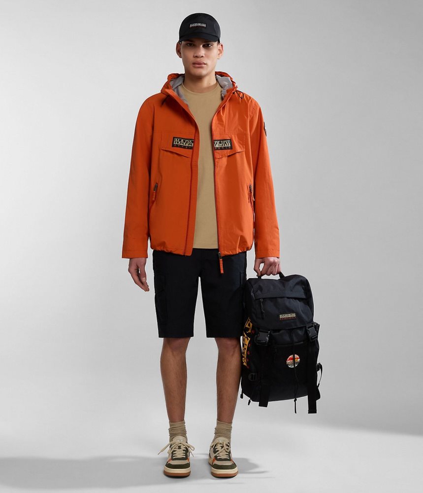 Napapijri Rainforest Open Summer Jacket Short Jackets Heren Oranje | CFRDSAH-74