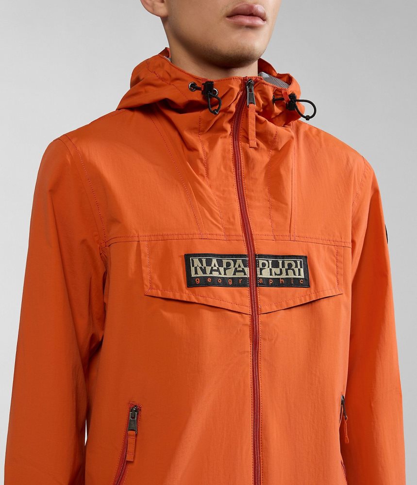 Napapijri Rainforest Open Summer Jacket Short Jackets Heren Oranje | CFRDSAH-74