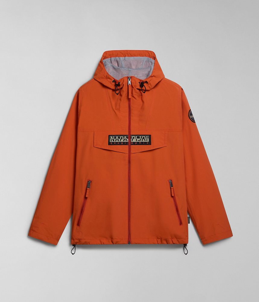 Napapijri Rainforest Open Summer Jacket Short Jackets Heren Oranje | CFRDSAH-74