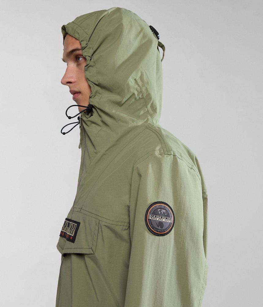 Napapijri Rainforest Open Summer Jacket Regenjassen Heren Groen | XJHVQSN-75