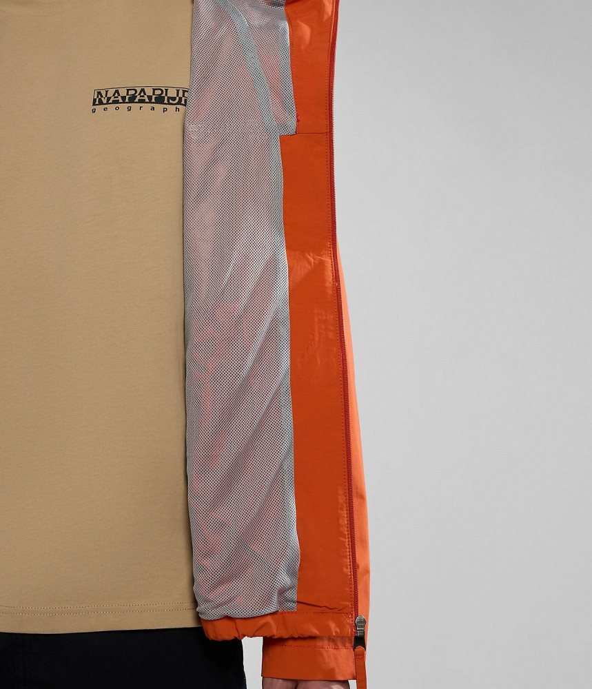 Napapijri Rainforest Open Summer Jacket Regenjassen Heren Oranje | KSARFVZ-80