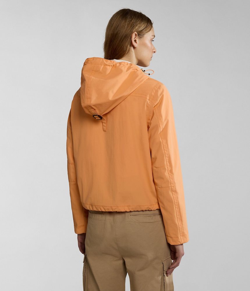 Napapijri Rainforest Open Summer Jacket Regenjassen Dames Oranje | KGTXSRD-72