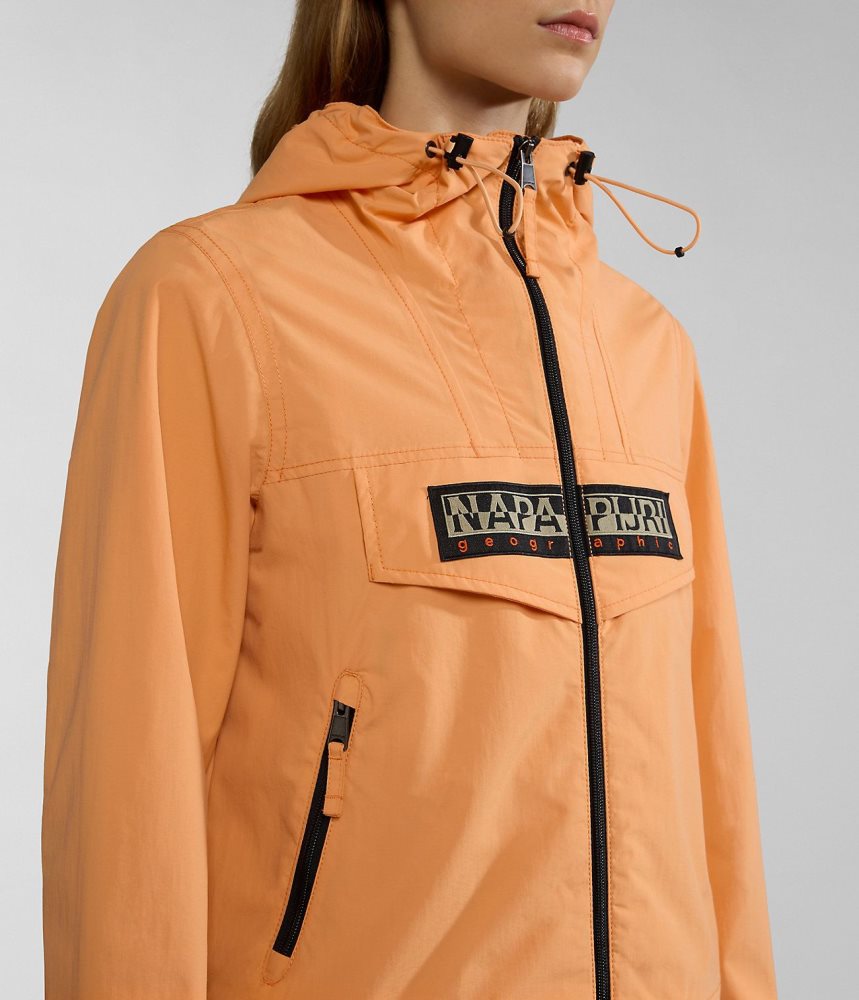 Napapijri Rainforest Open Summer Jacket Regenjassen Dames Oranje | KGTXSRD-72