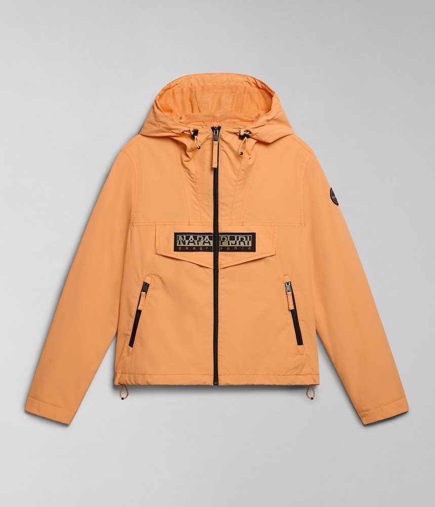 Napapijri Rainforest Open Summer Jacket Regenjassen Dames Oranje | KGTXSRD-72