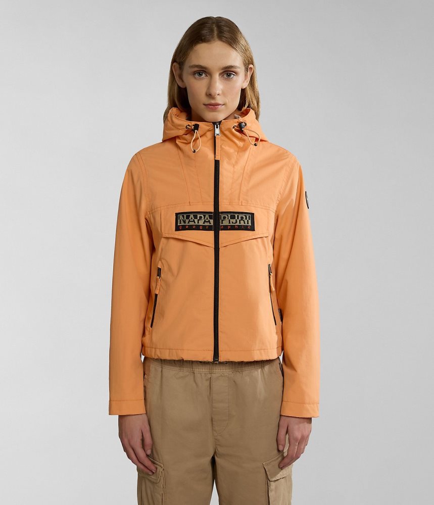 Napapijri Rainforest Open Summer Jacket Regenjassen Dames Oranje | KGTXSRD-72