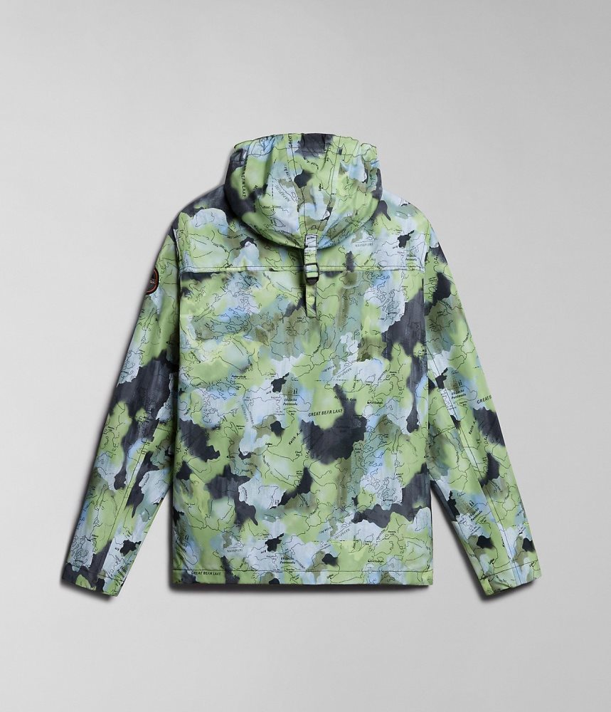 Napapijri Rainforest Open Summer Print Jacket Regenjassen Heren Multicolour | OGZTKFL-78