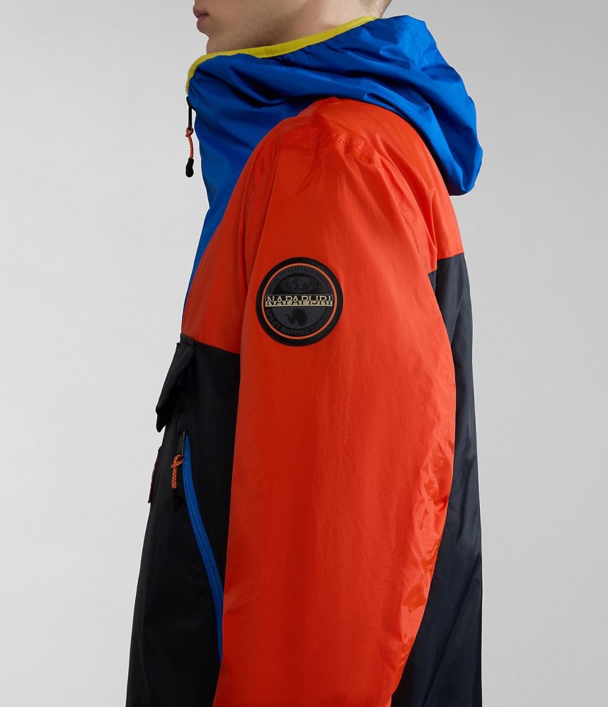 Napapijri Rainforest Ripstop Anorak Jacket - Unisex Regenjassen Heren Multicolour | AHDJOWI-18