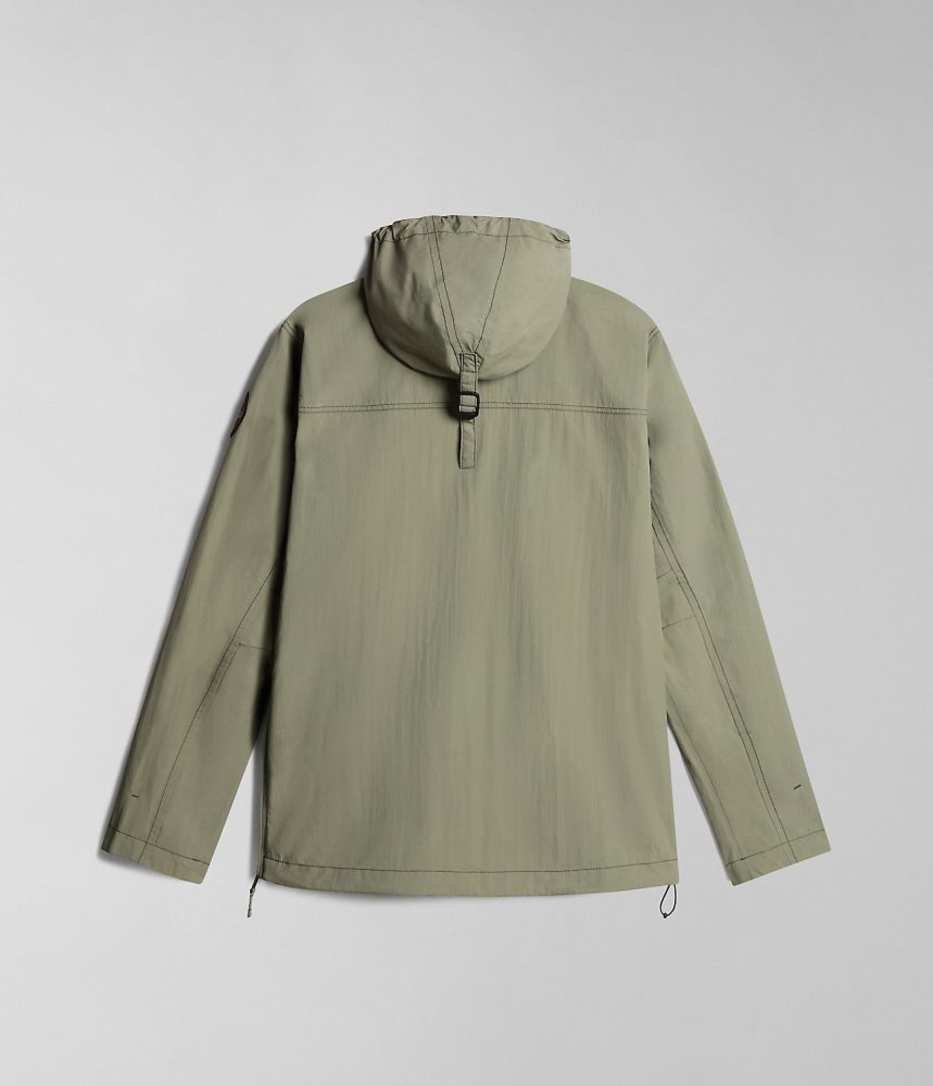 Napapijri Rainforest Summer Anorak Jacket Regenjassen Heren Groen | CEAPQYG-97