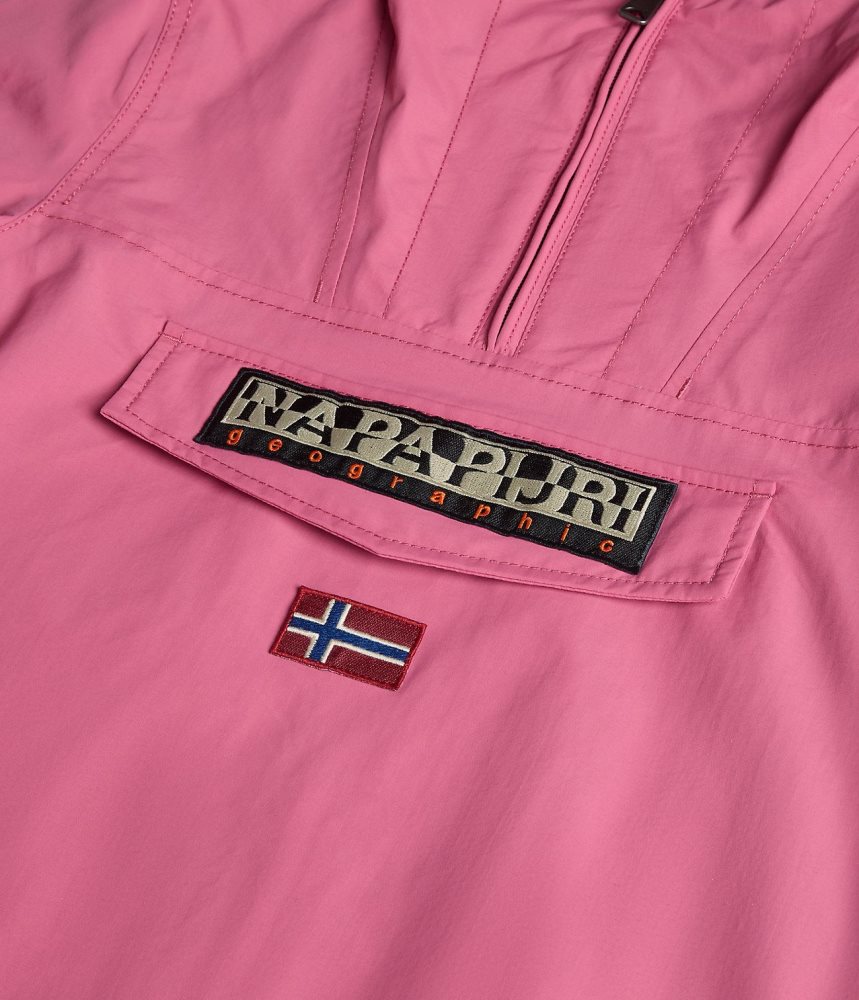 Napapijri Rainforest Summer Anorak Jacket (4-16 YEARS) Regenjassen Kinderen Roze | BKYFHSR-76