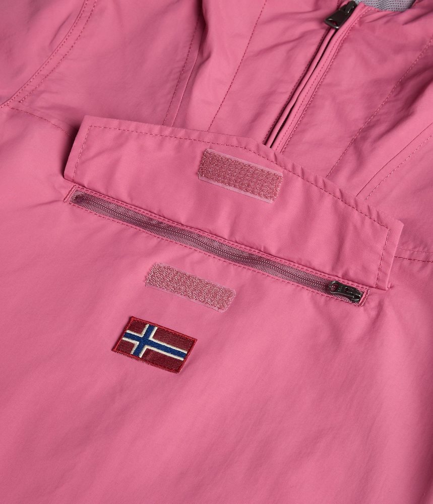 Napapijri Rainforest Summer Anorak Jacket (4-16 YEARS) Regenjassen Kinderen Roze | BKYFHSR-76