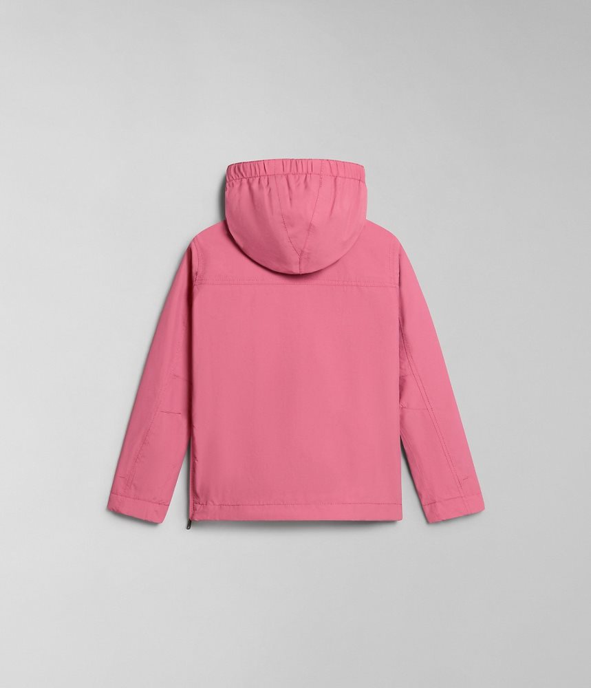 Napapijri Rainforest Summer Anorak Jacket (4-16 YEARS) Regenjassen Kinderen Roze | BKYFHSR-76