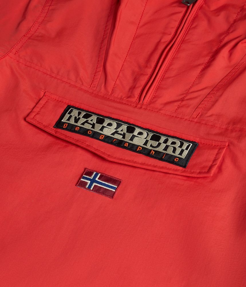 Napapijri Rainforest Summer Anorak Jacket (4-16 YEARS) Regenjassen Kinderen Rood | WFINAVR-05