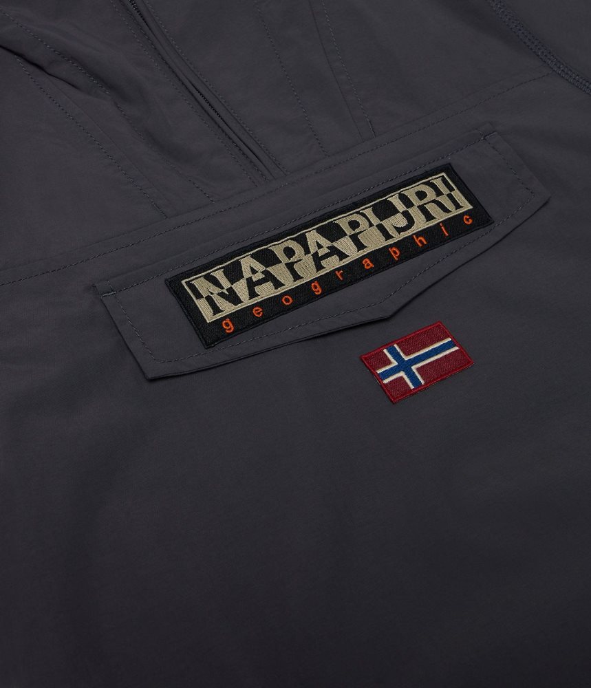 Napapijri Rainforest Winter Anorak Jacket (4-16 YEARS) Regenjassen Kinderen Donkergrijs | XMFZUSI-29