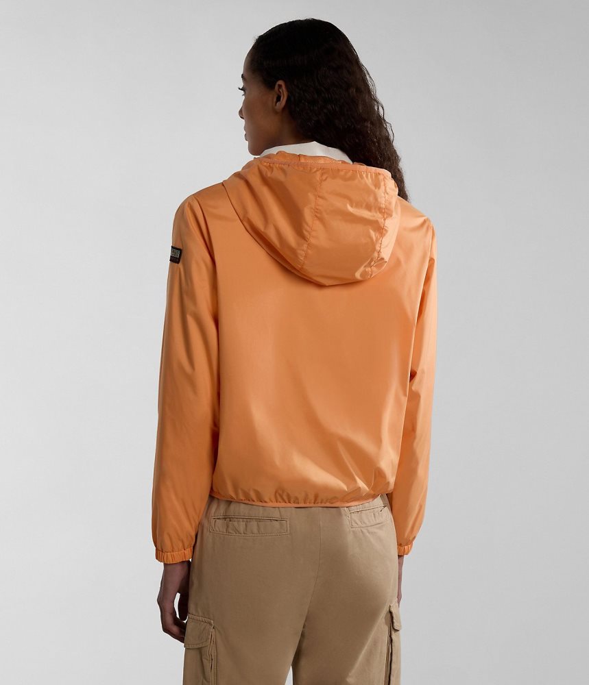 Napapijri Raymi Short Jacket Lightweight Jackets Dames Oranje | RQUNEKC-08