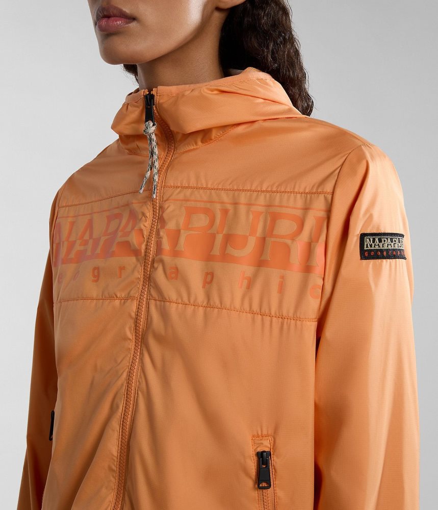 Napapijri Raymi Short Jacket Lightweight Jackets Dames Oranje | RQUNEKC-08