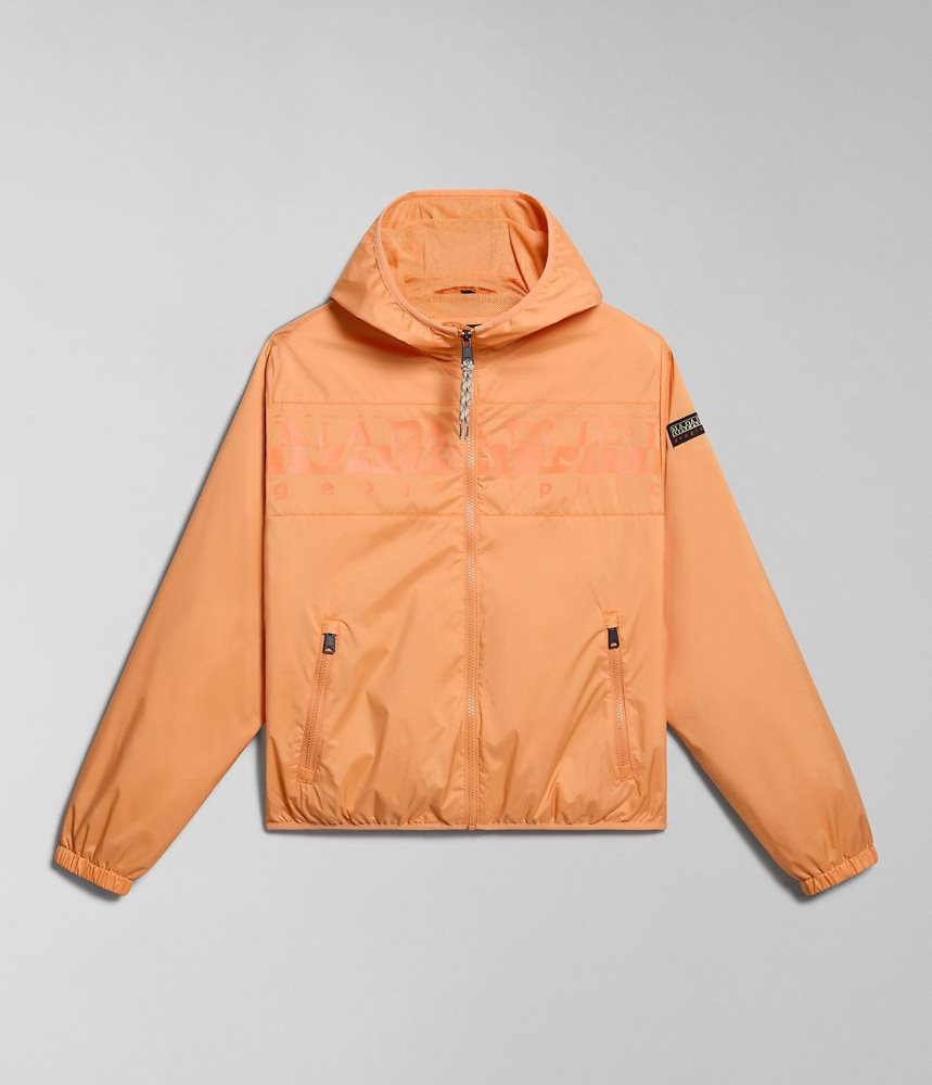 Napapijri Raymi Short Jacket Lightweight Jackets Dames Oranje | RQUNEKC-08