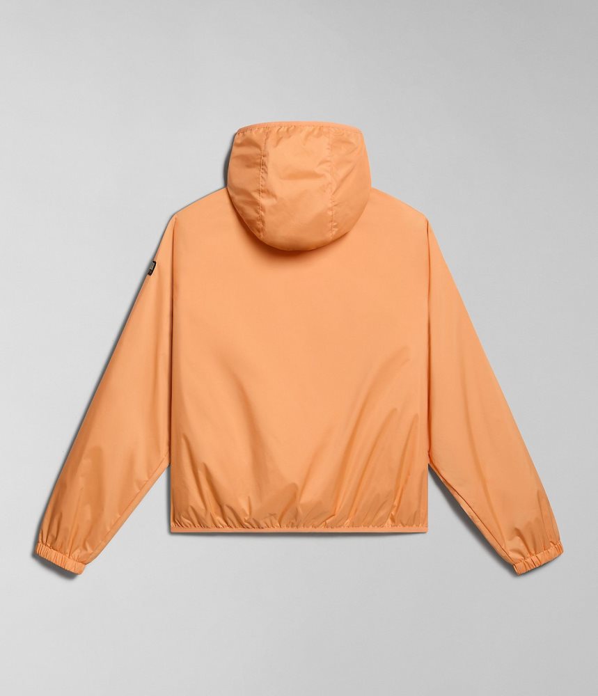 Napapijri Raymi Short Jacket Lightweight Jackets Dames Oranje | RQUNEKC-08