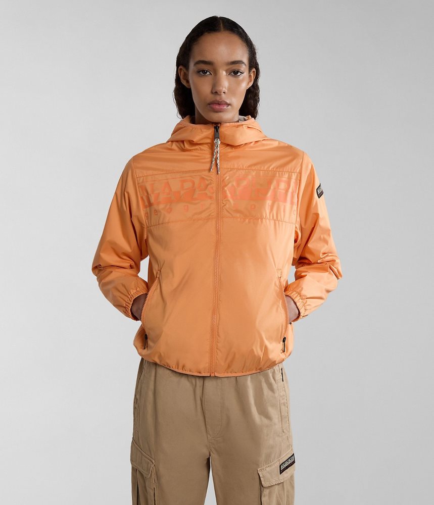 Napapijri Raymi Short Jacket Short Jackets Dames Oranje | WVOTIDN-68