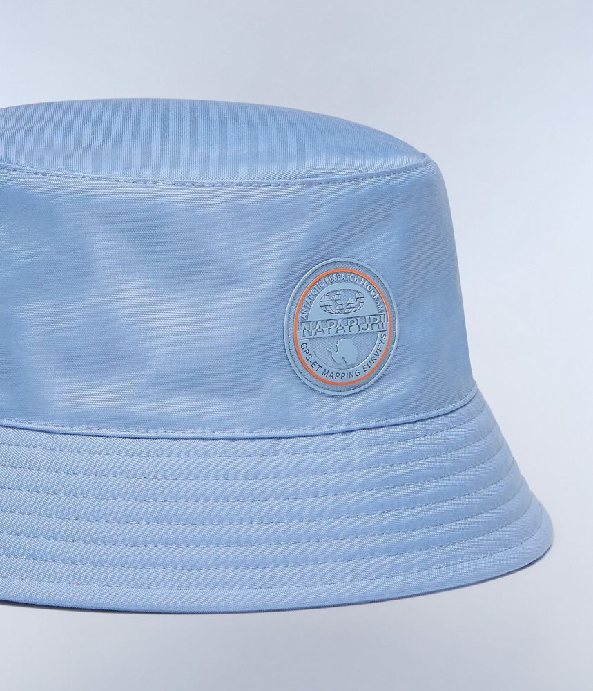 Napapijri Reuss Bucket Hat Hoeden Heren Blauw Grijs | GMBUDPT-02