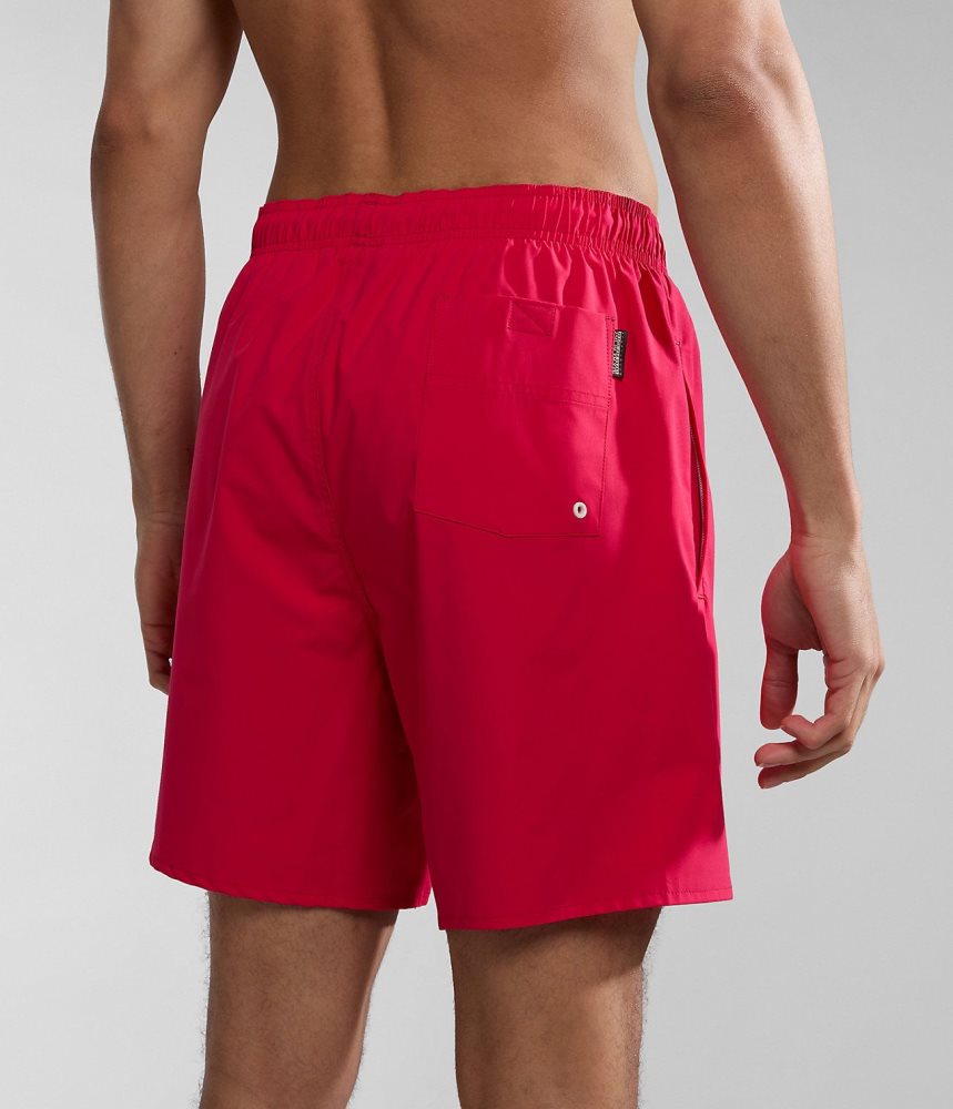 Napapijri Sahtu Swimming Trunks Zwembroek Heren Rood | VTWHRMA-35