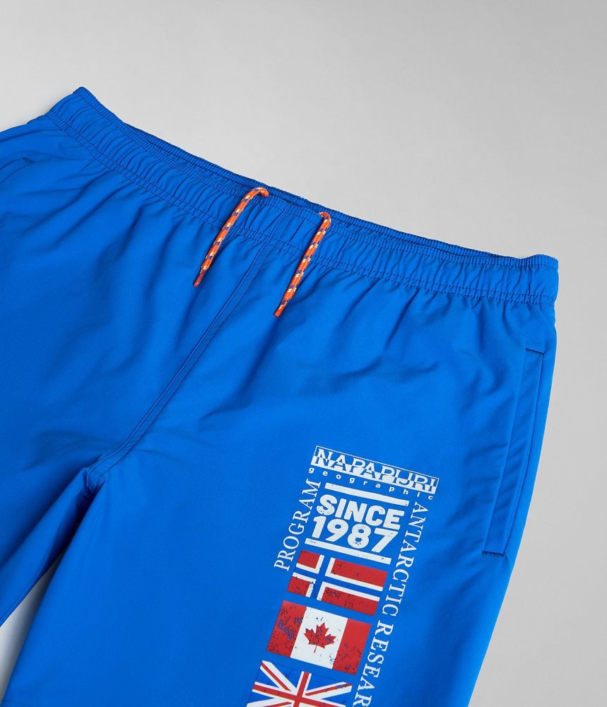 Napapijri Sahtu Swimming Trunks Zwembroek Heren Blauw | ZLNYOAM-60