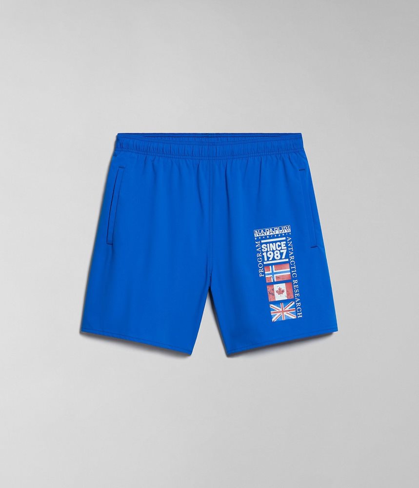 Napapijri Sahtu Swimming Trunks Zwembroek Heren Blauw | ZLNYOAM-60