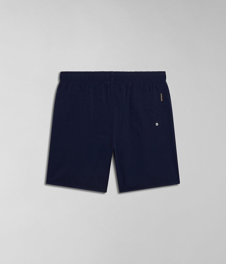 Napapijri Sahtu Swimming Trunks Zwembroek Heren Donkerblauw | QMDWBFO-08