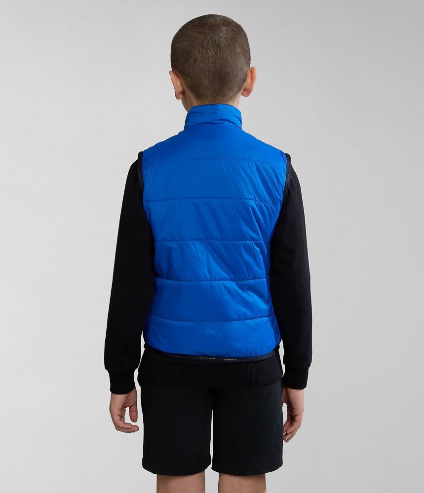 Napapijri Santafe Vest (4-16 YEARS) Gilet Kinderen Blauw | XPJYAUN-27