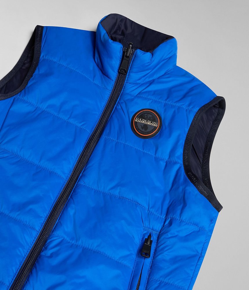 Napapijri Santafe Vest (4-16 YEARS) Gilet Kinderen Blauw | XPJYAUN-27