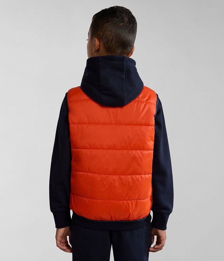 Napapijri Santafe Vest (4-16 YEARS) Gilet Kinderen Oranje | ZAXFUHP-61