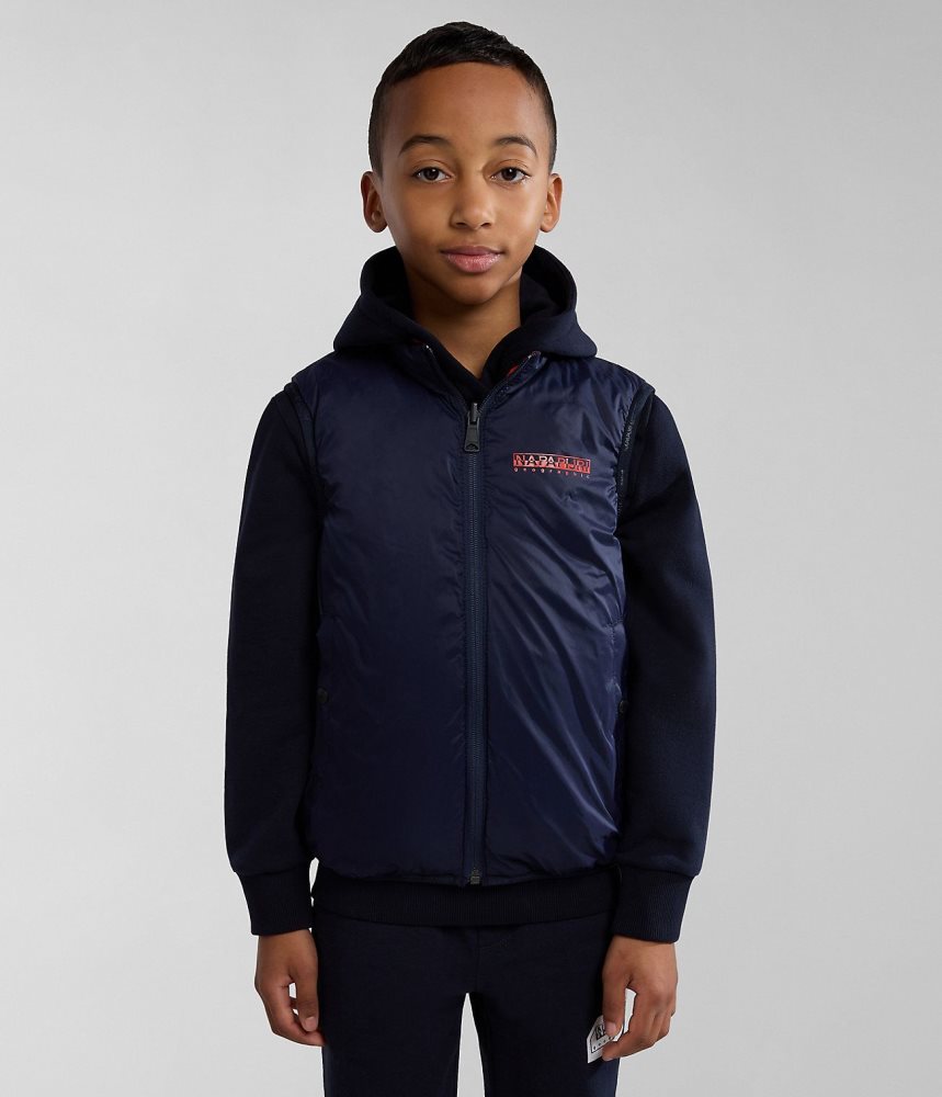 Napapijri Santafe Vest (4-16 YEARS) Gilet Kinderen Oranje | ZAXFUHP-61