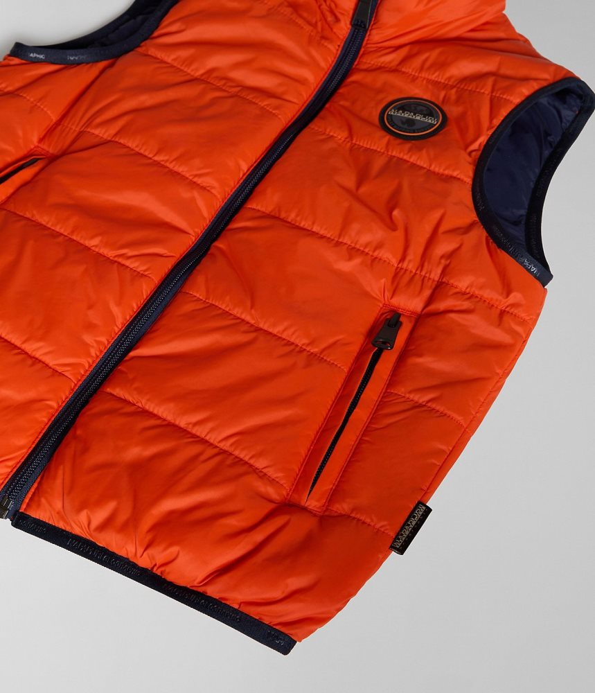 Napapijri Santafe Vest (4-16 YEARS) Gilet Kinderen Oranje | ZAXFUHP-61