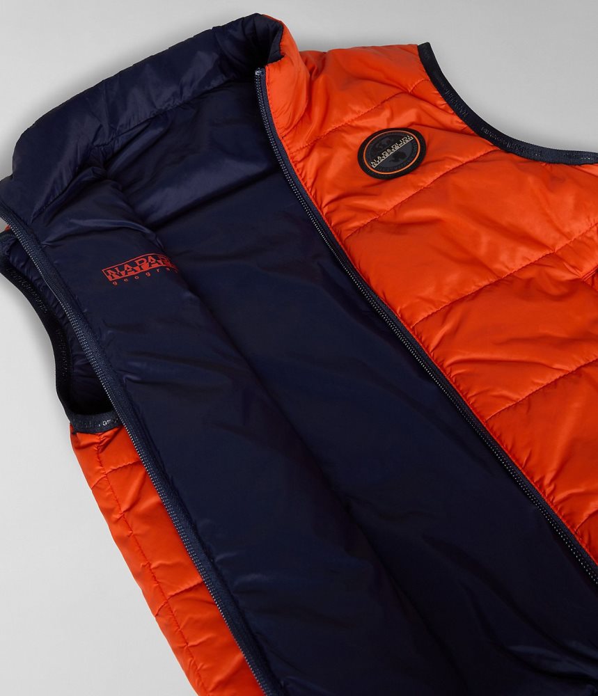 Napapijri Santafe Vest (4-16 YEARS) Gilet Kinderen Oranje | ZAXFUHP-61