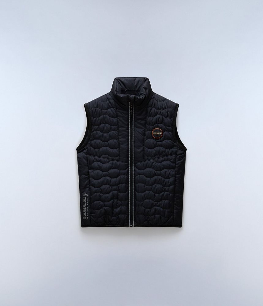 Napapijri Sarine Vest (4-16 YEARS) Gilet Kinderen Zwart | ZFETSIB-05