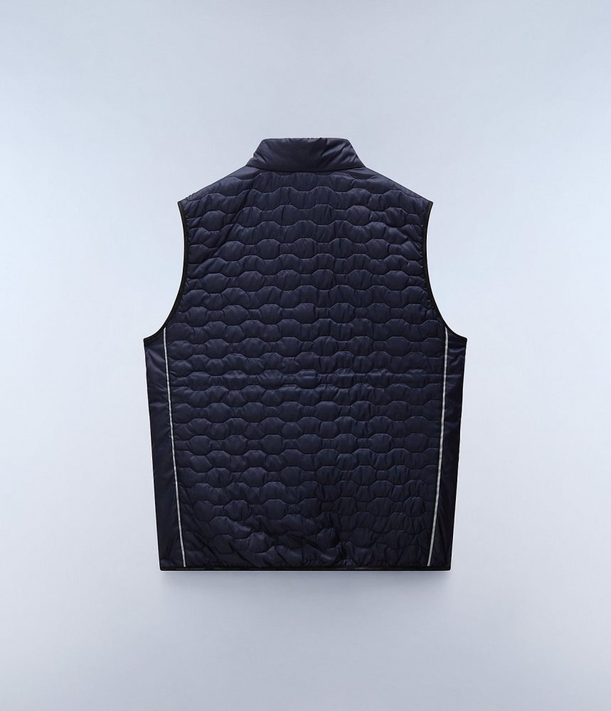 Napapijri Sarine Vest Gilet Heren Donkerblauw | MIOUTAE-95