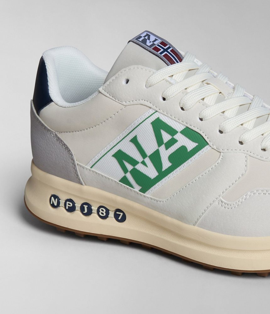 Napapijri Slate OG Trainers Sportschoenen Heren Wit | OCHDUIP-72