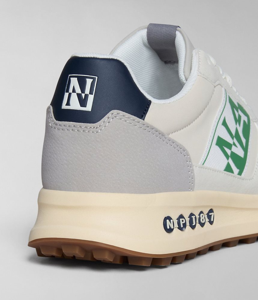 Napapijri Slate OG Trainers Sportschoenen Heren Wit | OCHDUIP-72