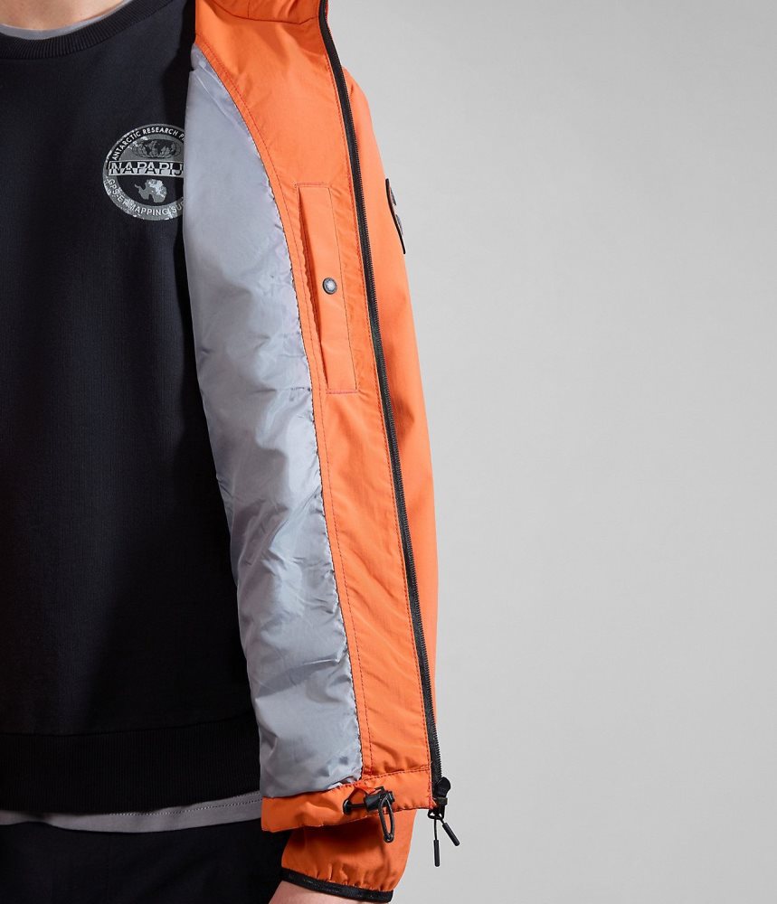 Napapijri Tundra Jacket Short Jackets Heren Oranje | CEPXVLA-47