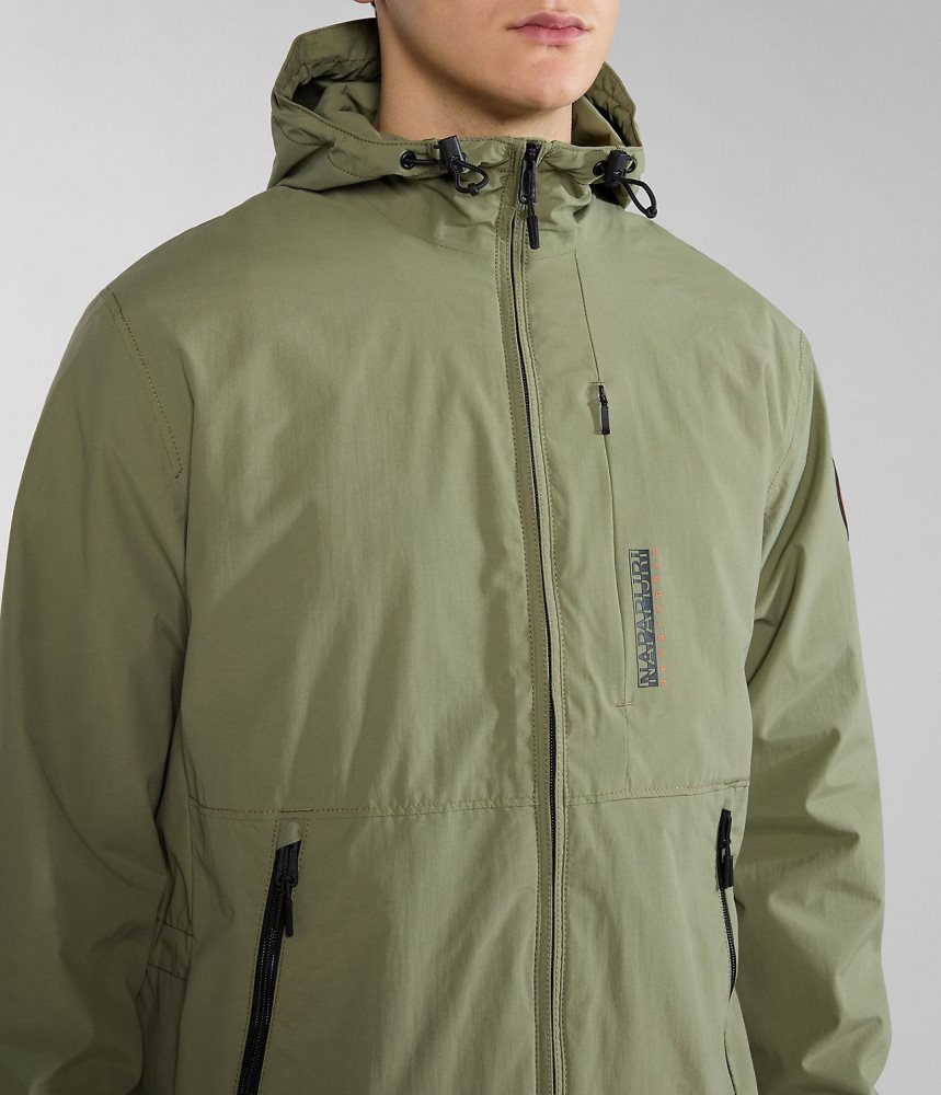 Napapijri Tundra Jacket Short Jackets Heren Groen | ZLKCENA-74