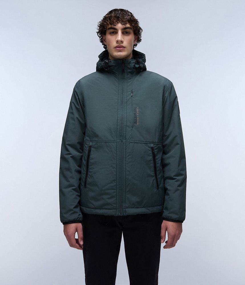 Napapijri Tundra Winter Jacket Lightweight Jackets Heren Groen | SKBYOFD-01