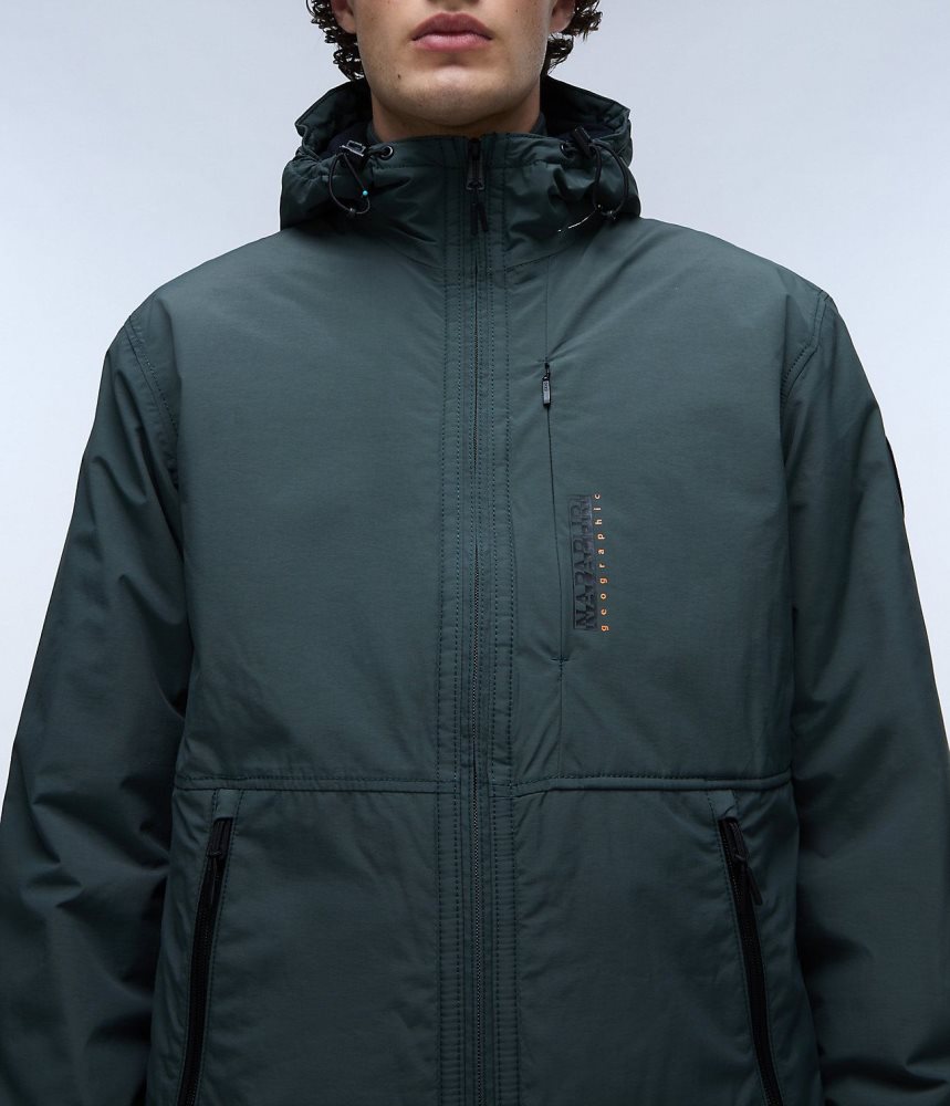 Napapijri Tundra Winter Jacket Lightweight Jackets Heren Groen | SKBYOFD-01