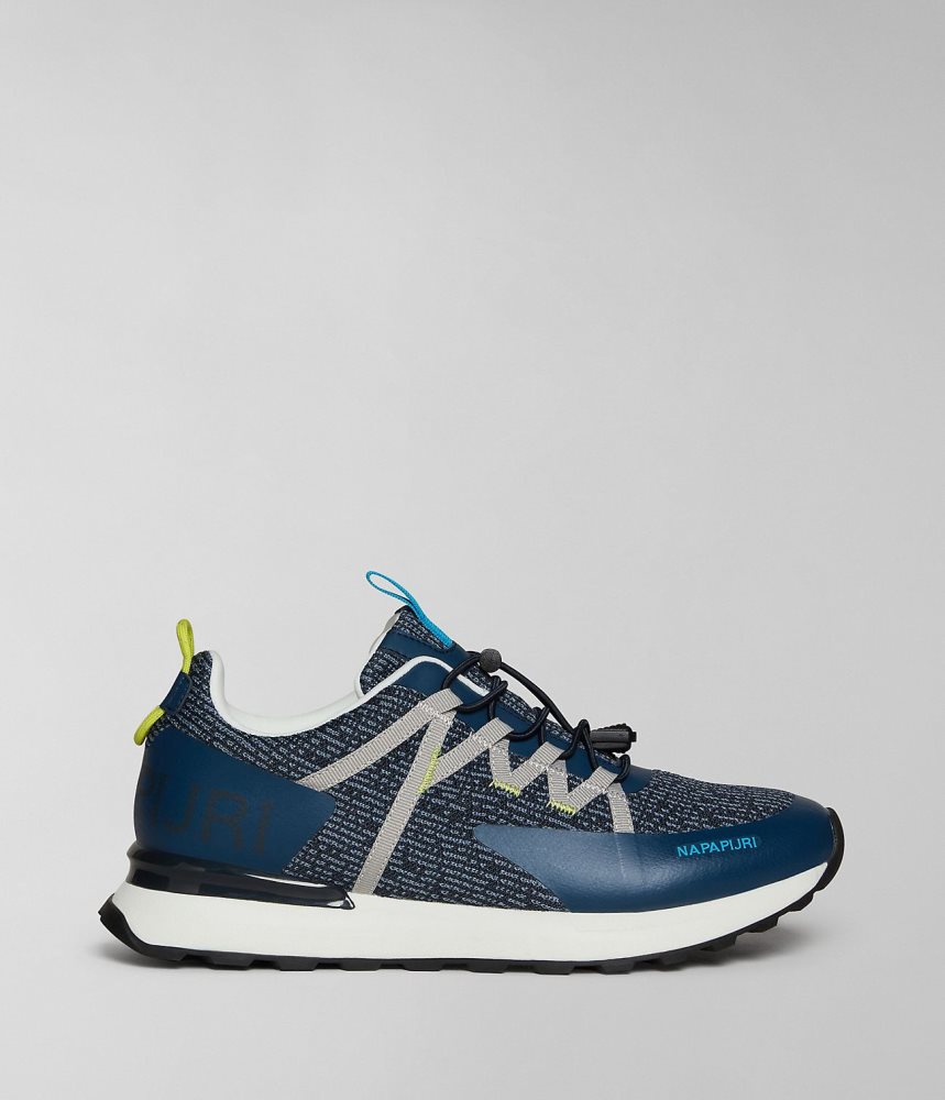 Napapijri Valley Trainers Sportschoenen Heren Donkerblauw | HSOQBTI-08